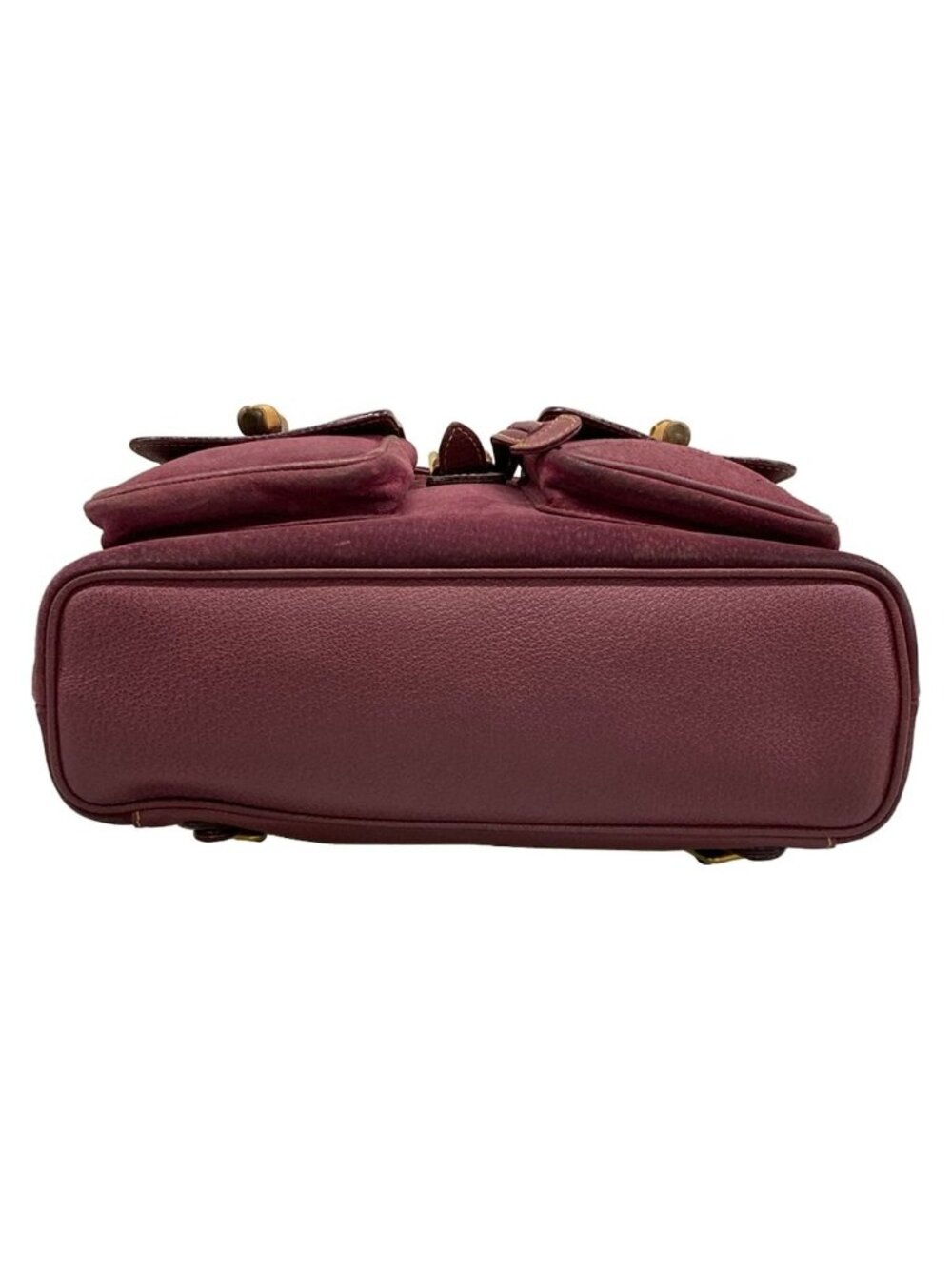 Gucci Backpack Bamboo Purple Leather - Picture 5 of 14